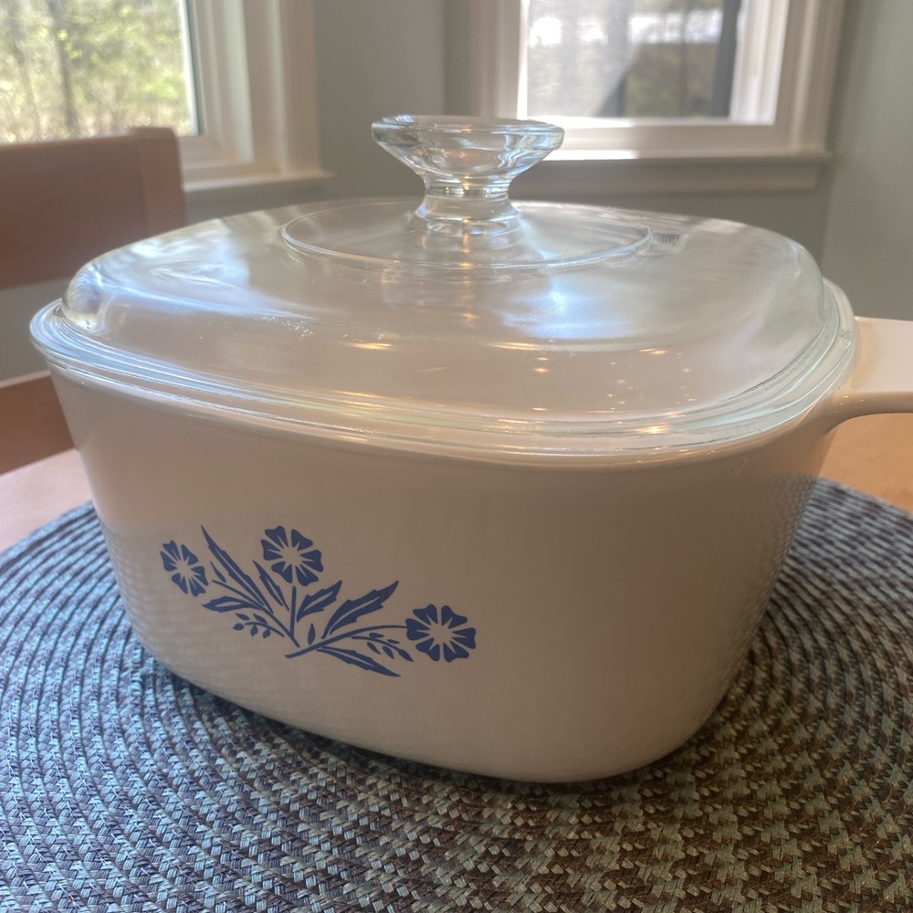 Corningware Blue Cornflower | 3 Quart Casserole Dish | A-3-B